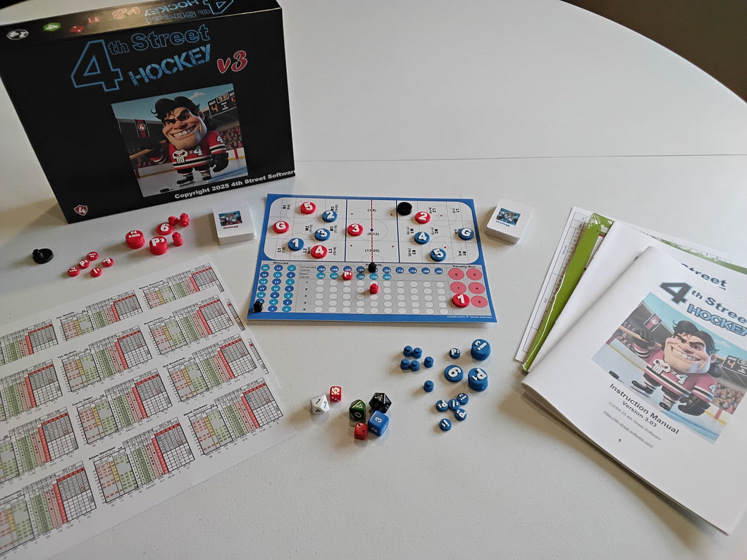 Hockey Board Game Accessories - (Game Parts, etc. for both ezv and v3)